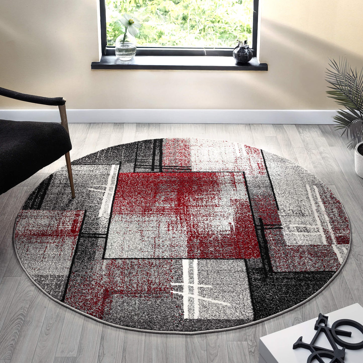 Slate 768 Red Round
